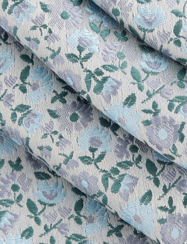 Jacquard-Floral Silk Tie