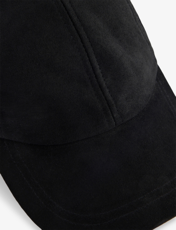 Branded Suede Cap