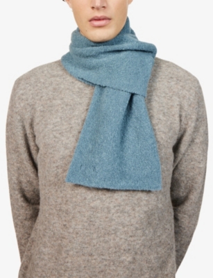 ROTOTO: Alpaca Boucle Short Muffler Scarf