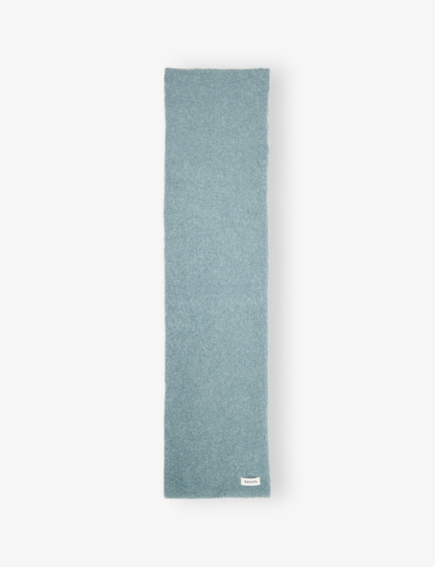 Alpaca Boucle Short Muffler Scarf