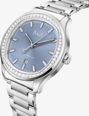 PIAGET: Polo Stainless-Steel And Diamond Watch 36mm