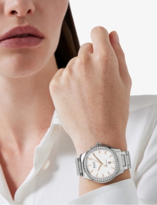 PIAGET: Polo Stainless-Steel And Diamond Watch 36mm