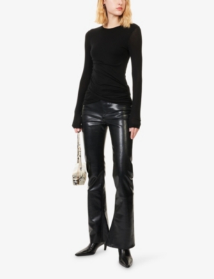 AGOLDE: Eve Twist Stretch-Wove Top