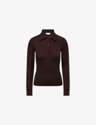 AGOLDE: Amos Stretch-Woven Polo Top