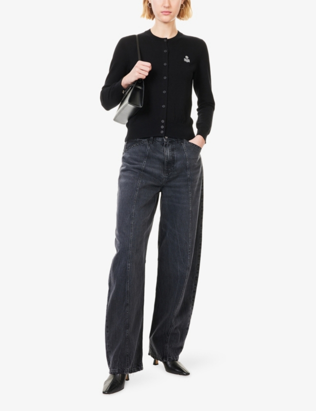 Mona Round-Neck Knitted Cardigan