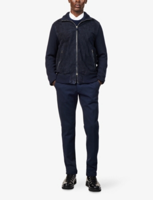 ELEVENTY: Straight-Leg Tapered Cotton Blend Trousers