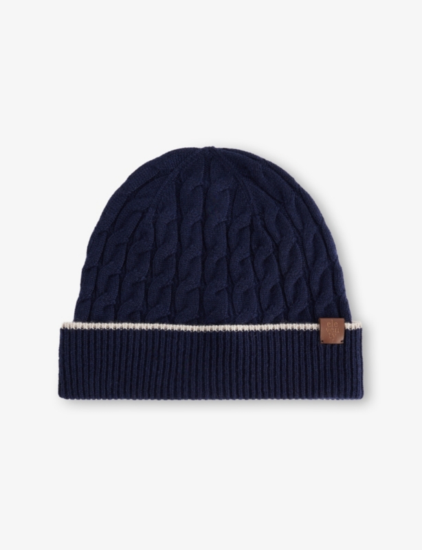 Cable-Knit Cashmere Beanie