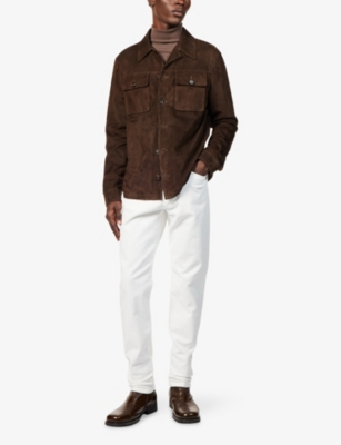 ELEVENTY: Straight-Leg Corduroy Cotton Blend Trousers