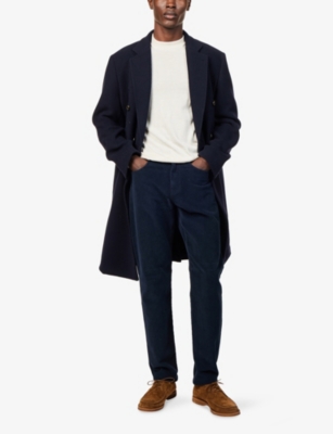 ELEVENTY: Straight-Leg Corduroy Cotton Blend Trousers