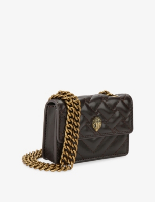 KURT GEIGER LONDON: Kensington Micro Faux-Leather Cross-Body Bag