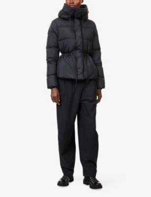 Canada Goose Womens  Montgomery Nylon-down Jacket In Black