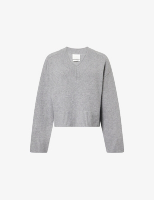 CITIZENS OF HUMANITY: Gazette Puzzle V-Neck Knitted Wool And Cashmere Jumper
