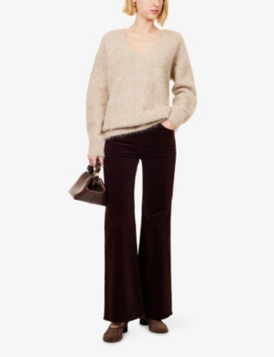 CITIZENS OF HUMANITY: Kimberly Flared Stretch-Cotton Trousers