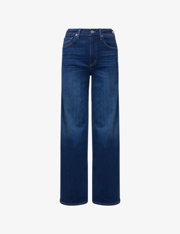 Lyra Wide-Leg Cotton-Blend Jeans