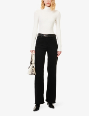 CITIZENS OF HUMANITY: Caradene Turtleneck Rib-Knit Top