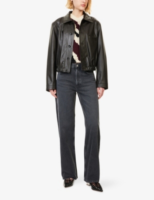 AGOLDE: Arc Wide-Leg Denim Jeans