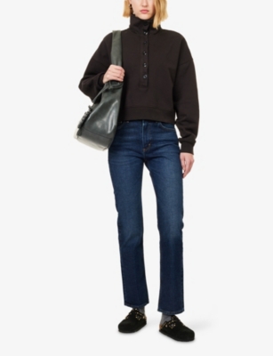 CITIZENS OF HUMANITY: Mirelle Funnel-Neck Cotton-Jersey Sweatshirt