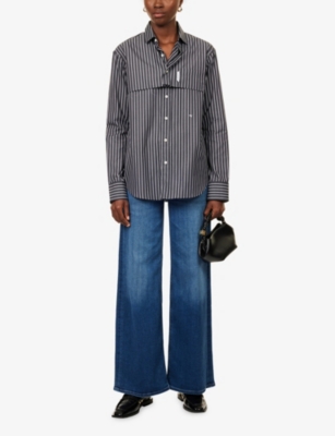 CITIZENS OF HUMANITY: Lyra Wide-Leg Stretch-Denim Blend Jeans