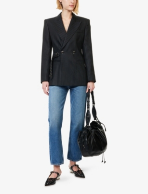 Citizen Of Humanity Womens Citizens Of Humanity Blaine Straight-leg Denim Jeans In Blue