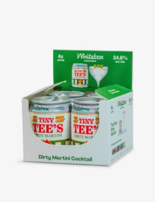 WHITEBOX COCKTAILS: Tiny Tee's Dirty Martini 4 x 100ml