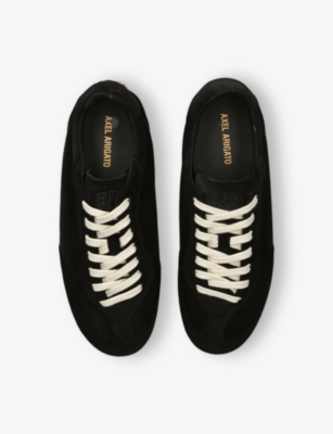 Axel Arigato Daze Runner Black Sneaker With Logo On The Tongue And Grooved Sole In Suede Man In Black