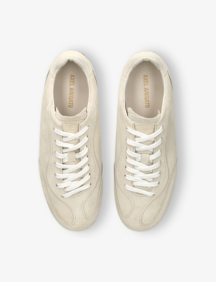 Axel Arigato Daze Runner Beige Sneaker With Logo On The Tongue And Grooved Sole In Suede Man In Multi