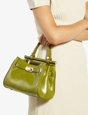 DUNE: Dynamic Small Leather Shoulder Bag
