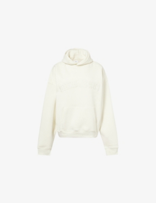 Sisters & Seekers Womens  Series Embroidered-logo Cotton-blend Hoodie