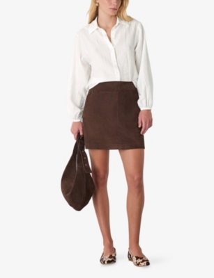 WHISTLES: Relaxed-Fit Textured Woven Shirt