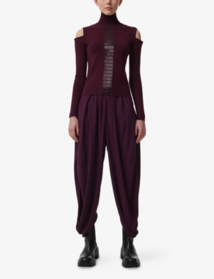 LEEM: Baguette Embellished Knitted Top