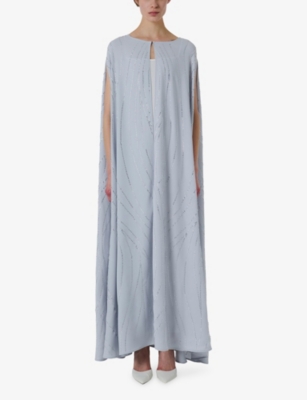 LEEM: Embellished Woven Cape