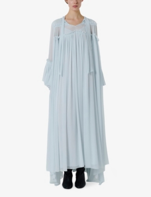 LEEM: Frill Detailed Woven Kaftan