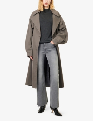 MOTHER: The Doozy Sneak Fray Stretch-Denim Jeans