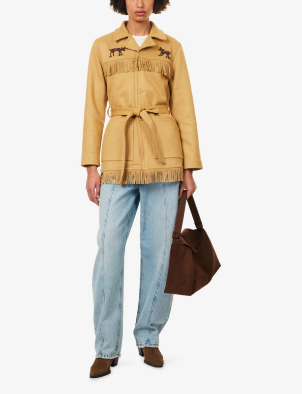 The Roadside Belted Stretch-Woven Jacket