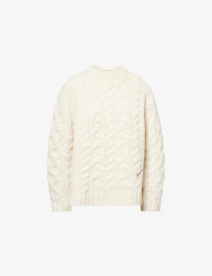 MOTHER: The Biggie Cable-Knit Wool-Blend Jumper
