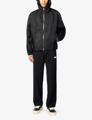 COLE BUXTON: Hooded Windbreaker Woven Jacket