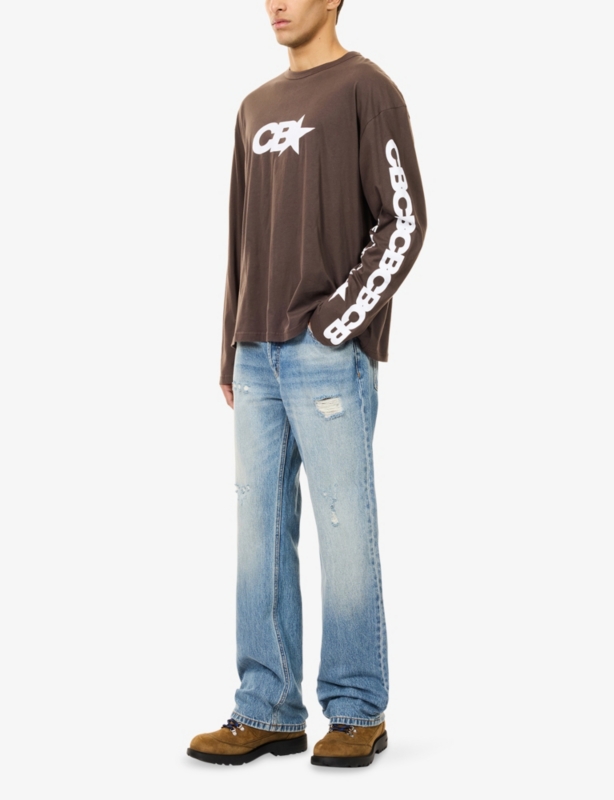 Star Racing Long-Sleeve Cotton T-Shirt