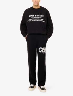 COLE BUXTON: Art Department Text-Print Cotton Sweatshirt