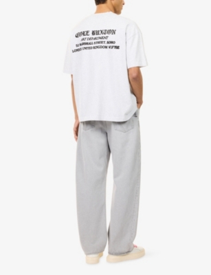 COLE BUXTON: Art Department Text-Print Cotton T-Shirt