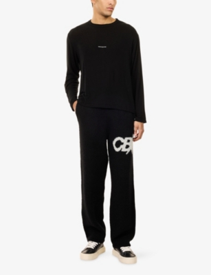 COLE BUXTON: Mini-Logo Sheer Long-Sleeve Woven T-Shirt