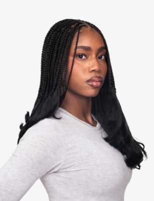 Ruka Honey Blonde Braid-it Synths®2: Bone Straight Synthetic Hair Extensions 24' In Brown