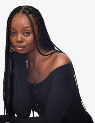 Ruka Braid-it Synths®2 Textured Straight Synthetic Hair Extensions 24' Grey In Gray