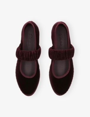 Flabelus Cotton Espadrilles In Burgundy