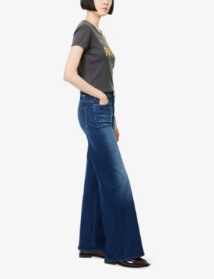 Mother The Mid Rise Maven Jeans In Blue