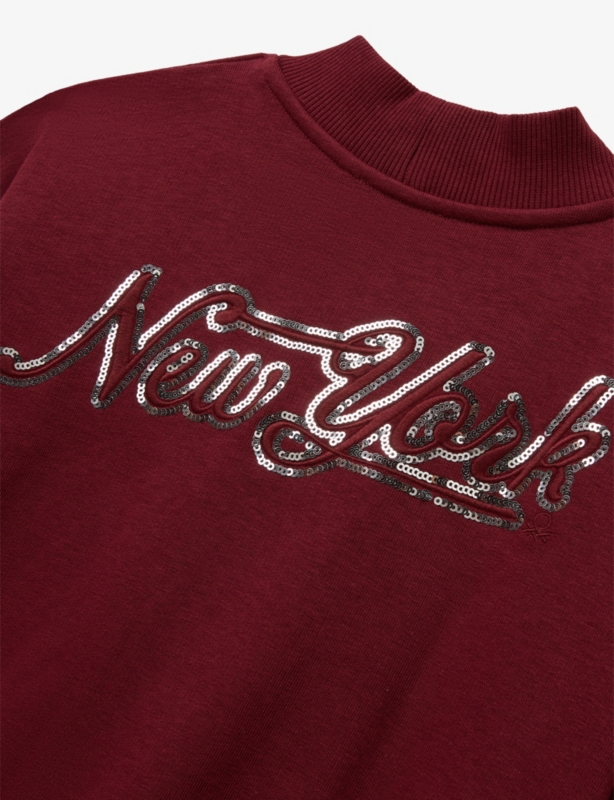 Sequin Cotton-Jersey Cardigan 6-14 Years