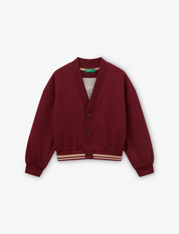 Sequin Cotton-Jersey Cardigan 6-14 Years