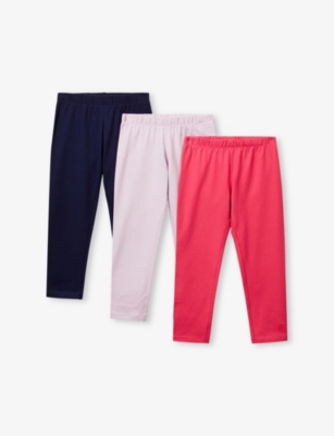 BENETTON: Logo Three-Piece Stretch-Cotton Legging Set 18 Months-5 Years