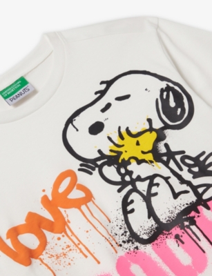 BENETTON: Snoopy Relaxed-Fit Cotton T-Shirt 6-14 Years