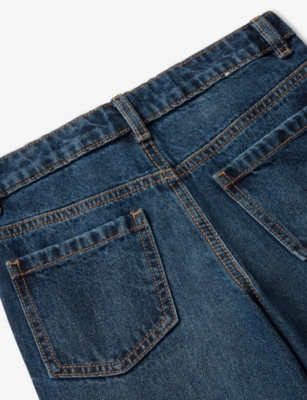 BENETTON: Straight-Leg Turn-Up Jeans 6-14 Years