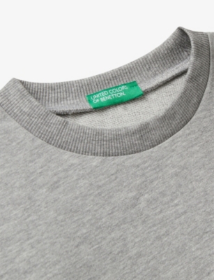 BENETTON: Graphic-Print Relaxed-Fit Cotton Sweatshirt 6-14 Years